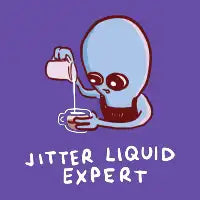 STRANGE PLANET: JITTER LIQUID EXPERT - design
