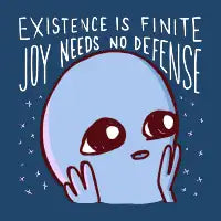 STRANGE PLANET: JOY NEEDS NO DEFENSE - design