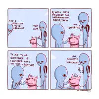 STRANGE PLANET: MAY I BEFRIEND YOUR CREATURE - design