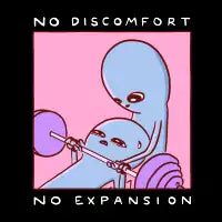 STRANGE PLANET SPECIAL PRODUCT: NO DISCOMFORT NO EXPANSION - design