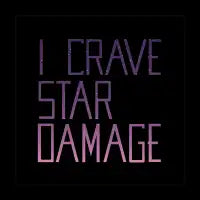STRANGE PLANET: STAR DAMAGE - BLACK V2 Tapestry - design