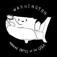 Washington White Text - design