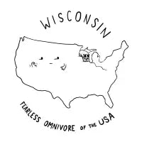 Wisconsin Dark Text - design