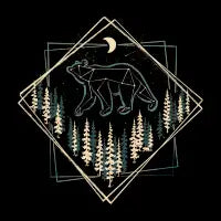 Heaven's Wild Bear... T-Shirt - design