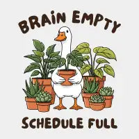 Brain Empty, Schedule Full - design