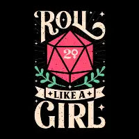 Feminist Gamer - Roll Like a Girl - design
