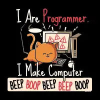 I Are The Cat Programmer Beep Boop - design