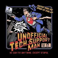 Tech Support Superhero - design