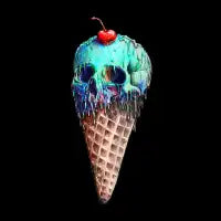 Ice Cream Skull - design