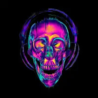 Trippy Skull - design