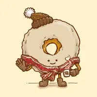 Bacon Scarf Donut - design