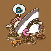 Donut Shark - design