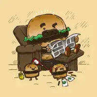 The Dad Burger - design