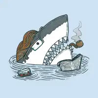 The Dad Shark - design