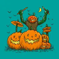 The Pumpkin Drummer - design