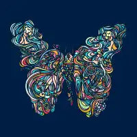Butterfly inside - design