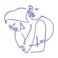 Couple in blue - design