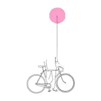 Pink bike - design