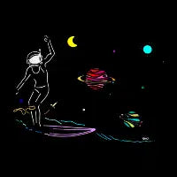 Space surfer - design