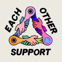 Support Each Other - design