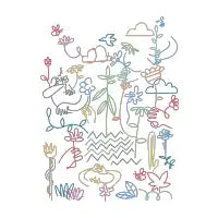 White garden - design