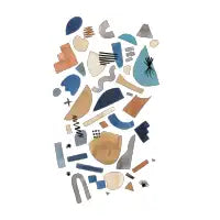 Geometric Organic Abstract Pieces - design