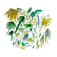 Tropical Expressive Palms - design