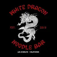 White Dragon Noodle Bar T-Shirt - design