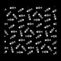 Fish Bone Gothic Pattern - design