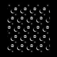 Gothic Twinkle Skull Pattern - design