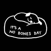 No Bones Day - White - design