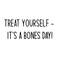 Treat Yourself Text Black - design