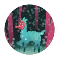Magical Llama - design