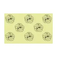 Amapola face mask yellow - design