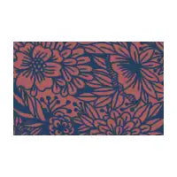 Flower mask burgundy - design