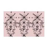 Flower mask pink - design
