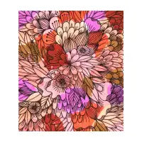 Summer flowers warm colors - design
