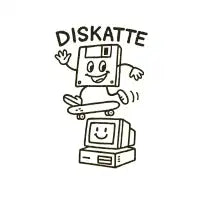 Diskatte - design