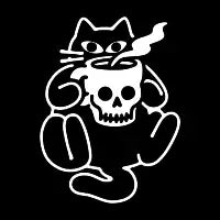 Cat's Skull Mug - design