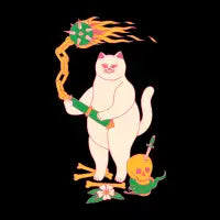 Fluffy's Flame Flail - design