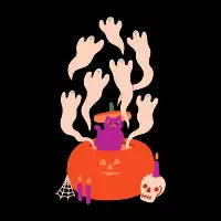Haunted Jack-o'-lantern - design