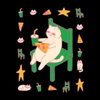 Junk Food Cat - design