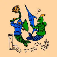 Medieval Mermaids - design
