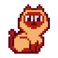 Siamese Cat Pixel Art - design