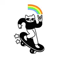 Skater Cat - design