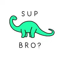 Sup Brontosaurus? - design