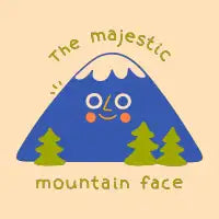 The Majestic Mountain Face - design