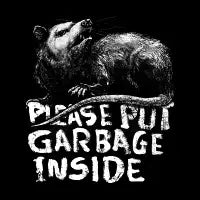 Please Put Garbage Inside - design