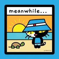 Meanwhile... Odd Carl finds a Turtle Friend - design