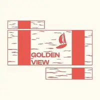 Golden View of Sailboat - design